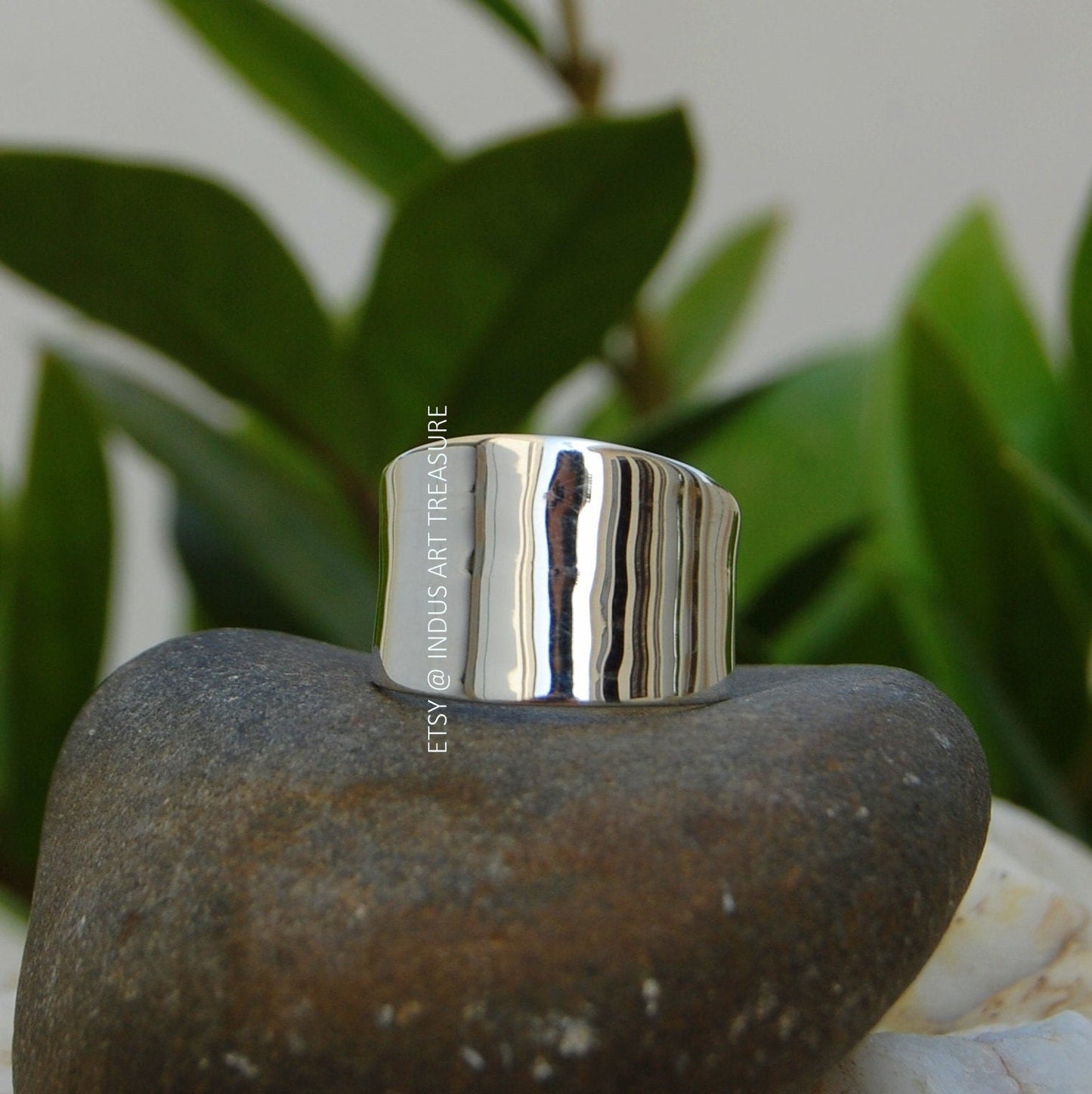 Boho Silver Band Ring