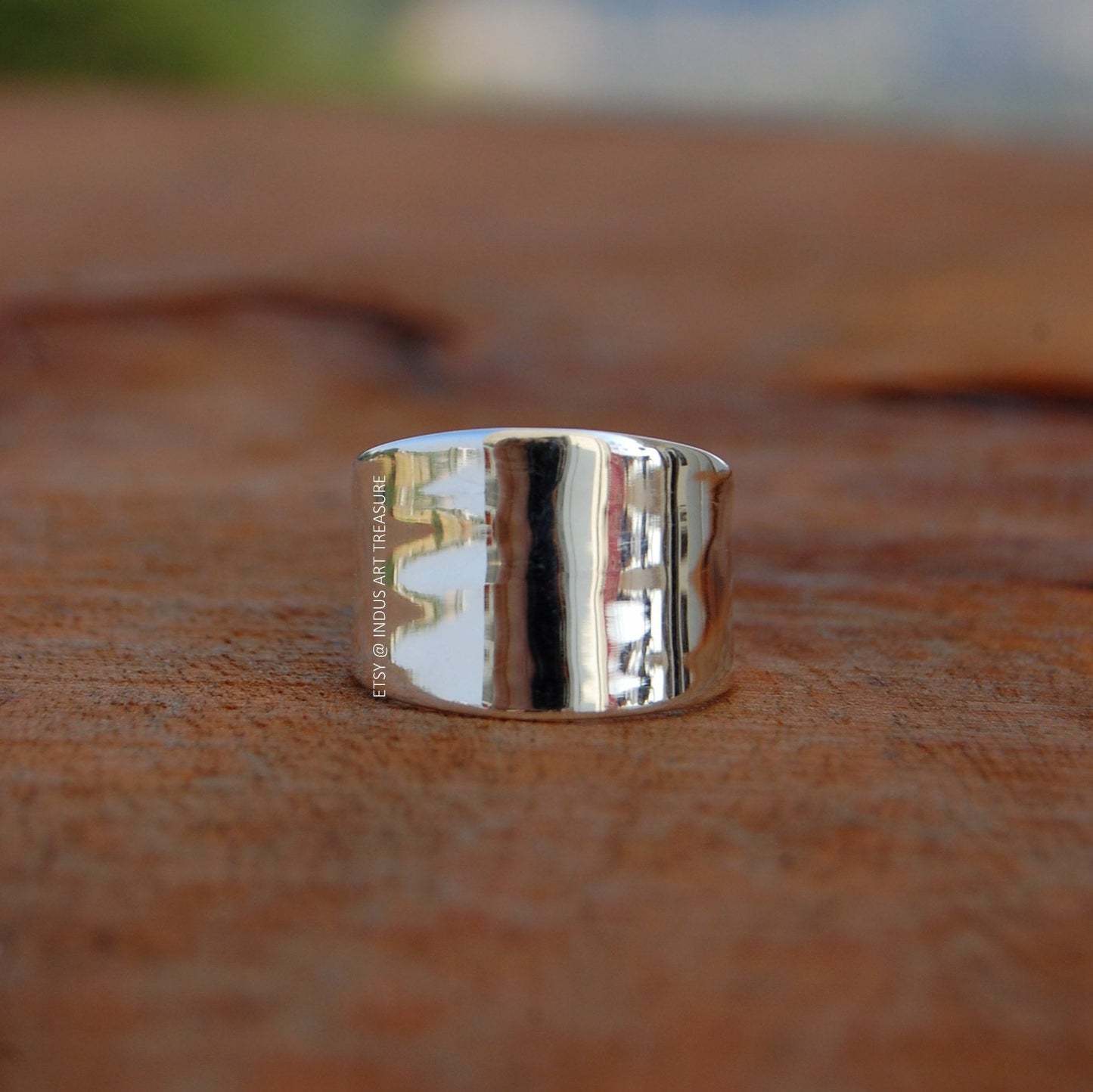 Boho Silver Band Ring