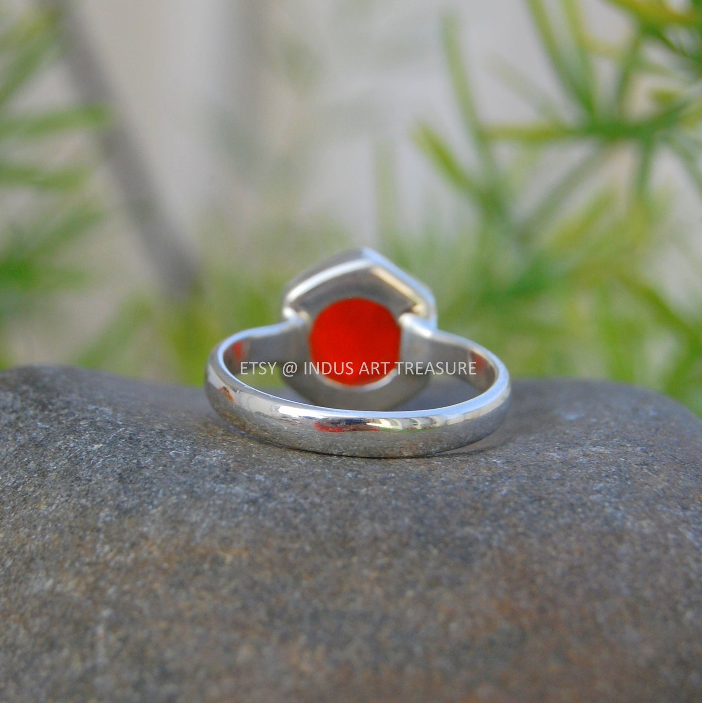 Red Carnelian Ring
