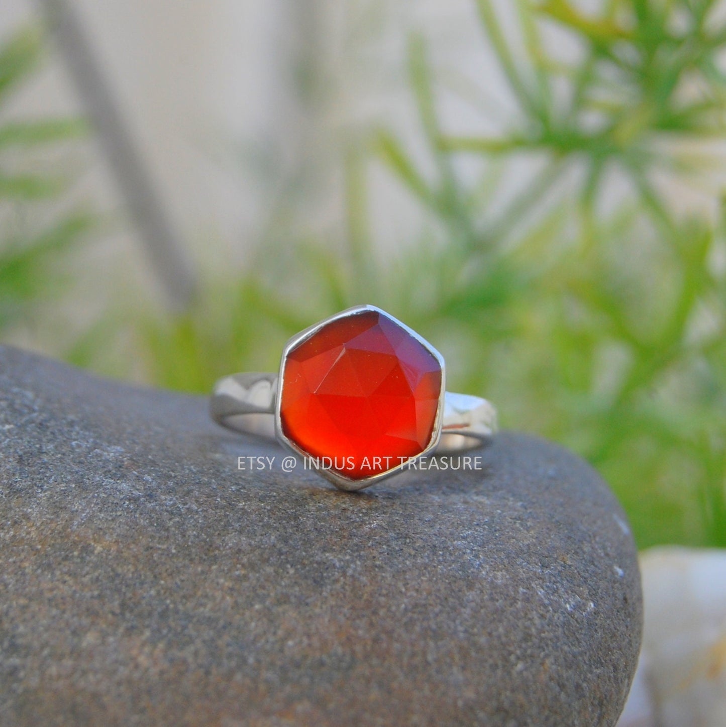 Red Carnelian Ring