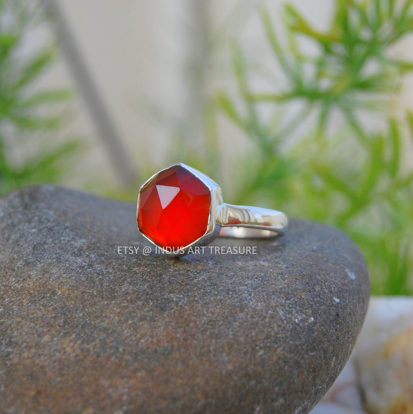 Red Carnelian Ring
