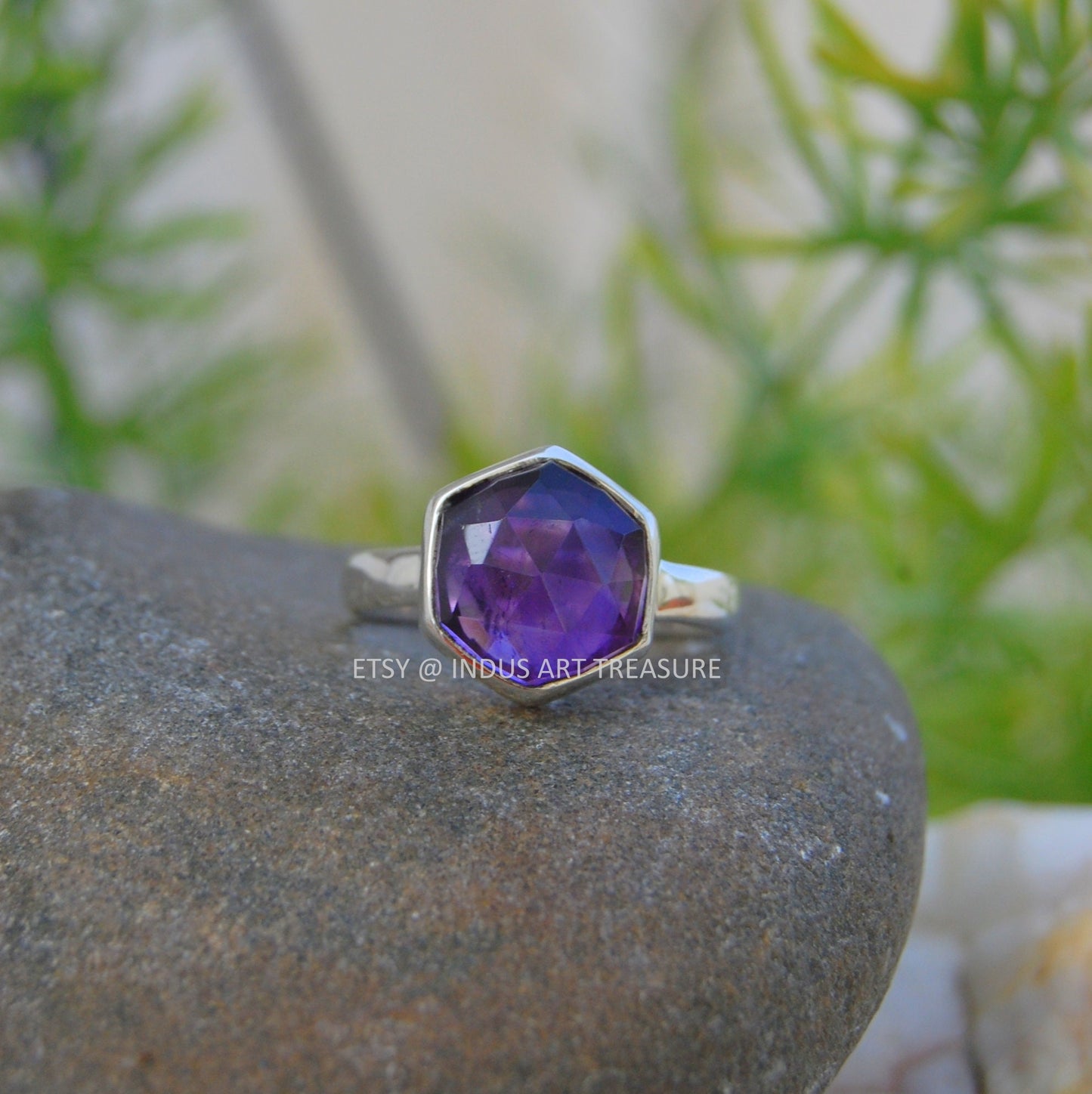 Blue Iolite Ring