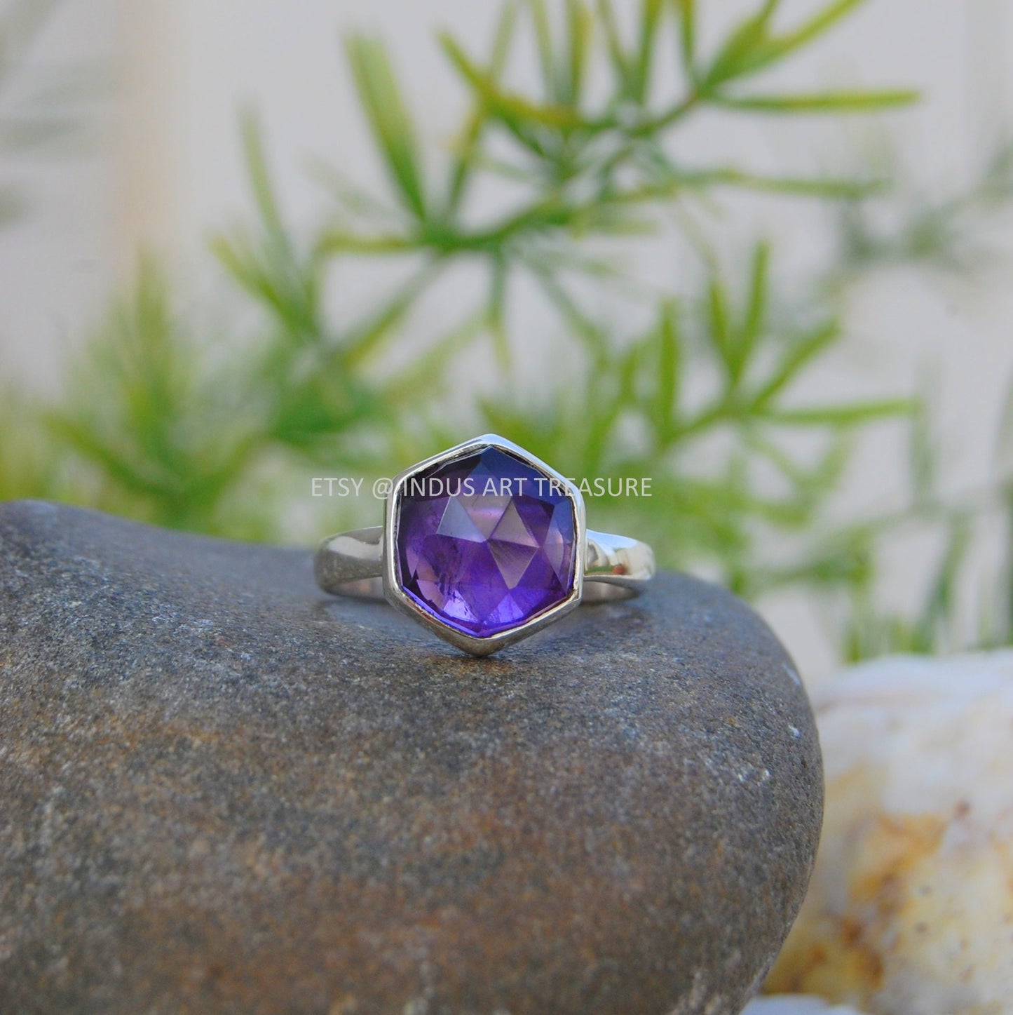Blue Iolite Ring
