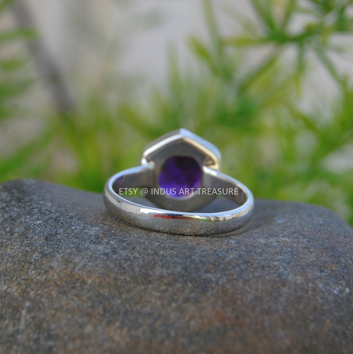 Blue Iolite Ring