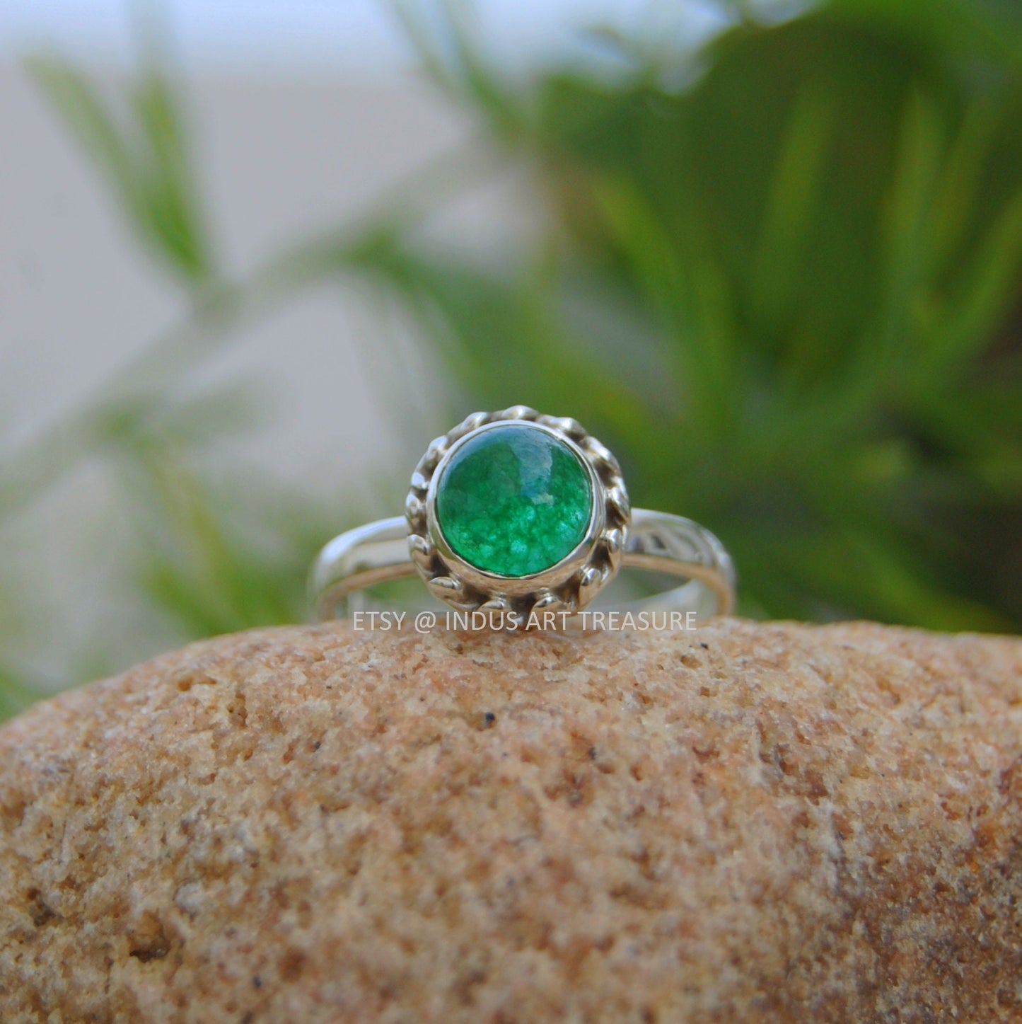 Healing Jade Stone Ring