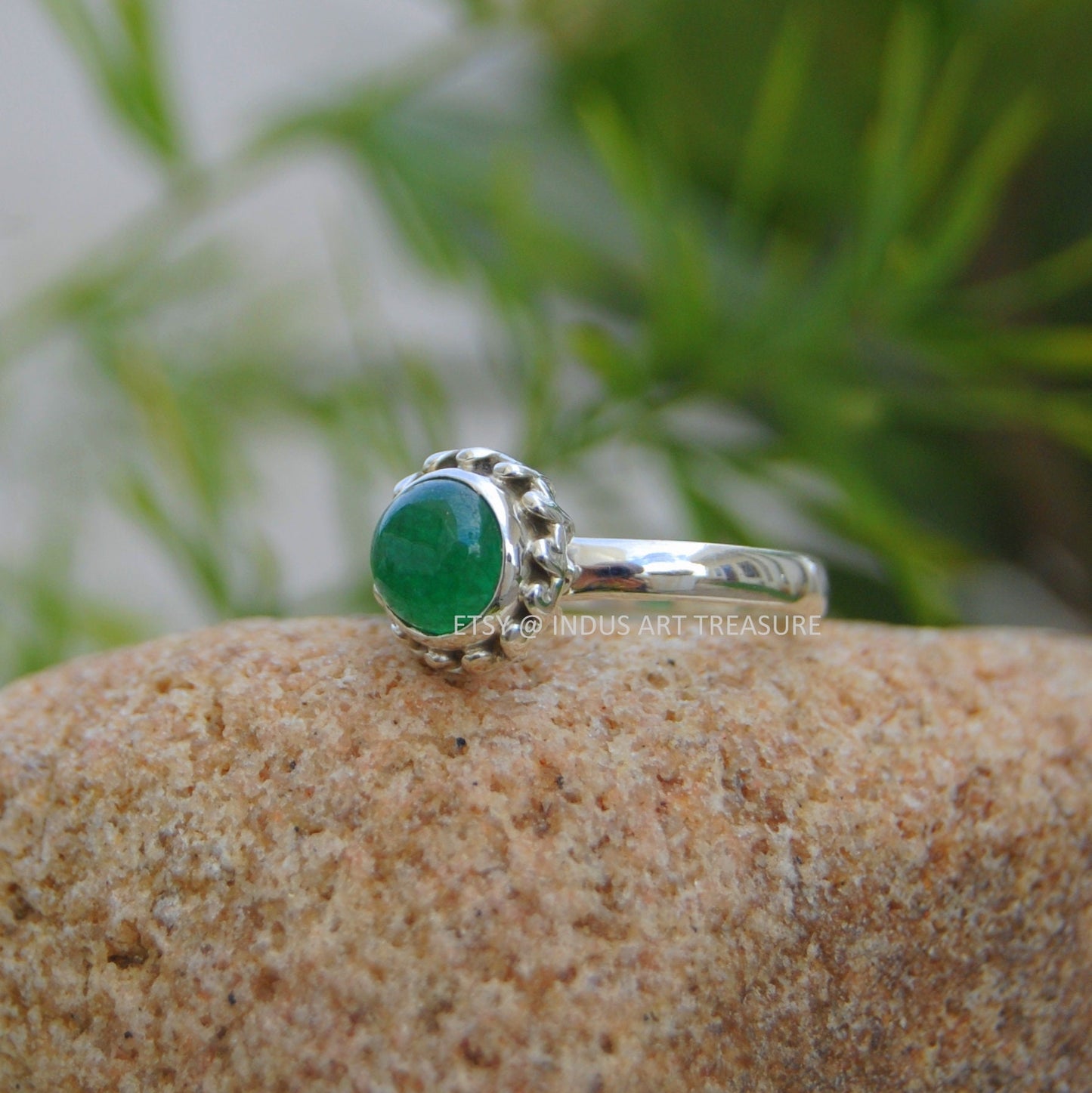 Healing Jade Stone Ring