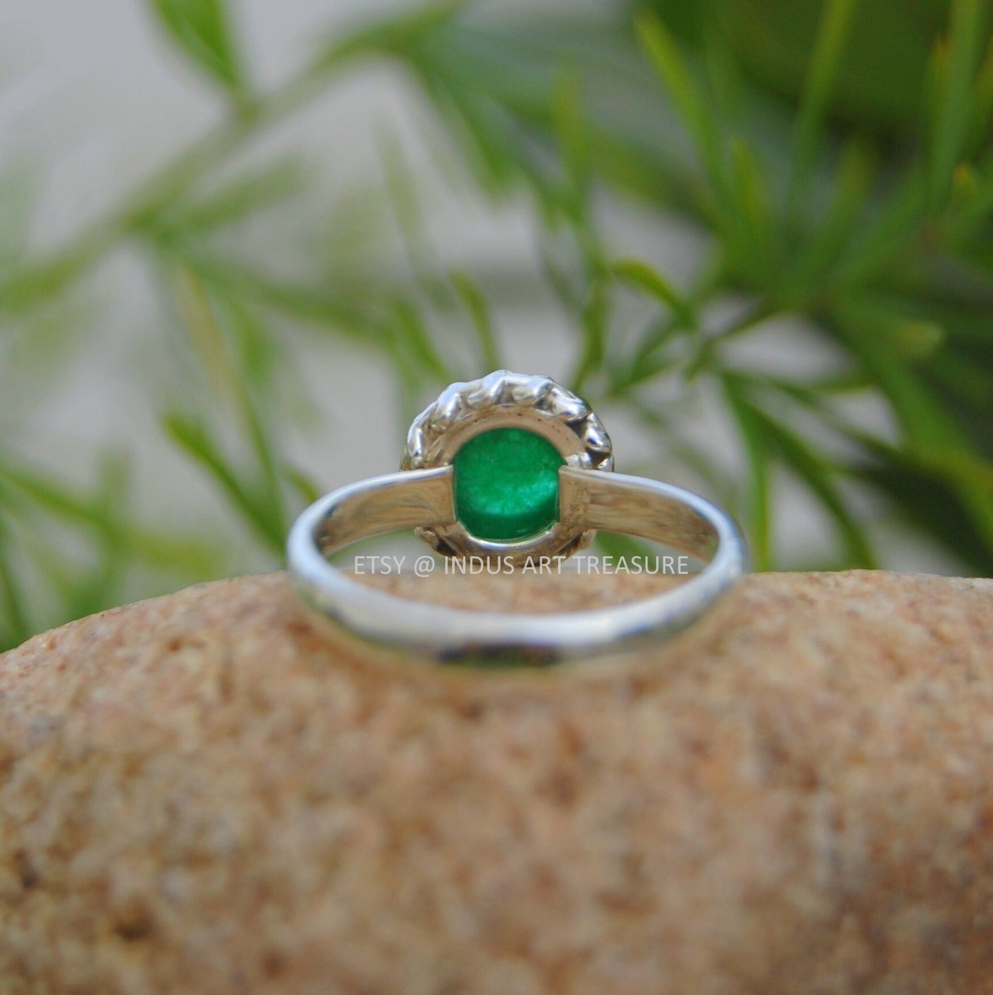 Healing Jade Stone Ring