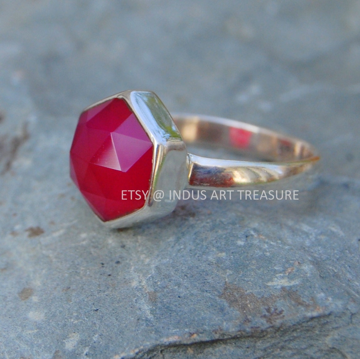 Palm Ruby Ring