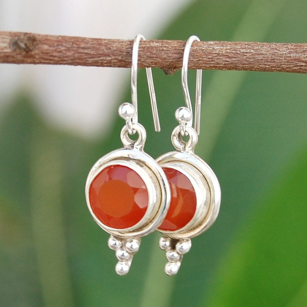 Carnelian Boho Earrings