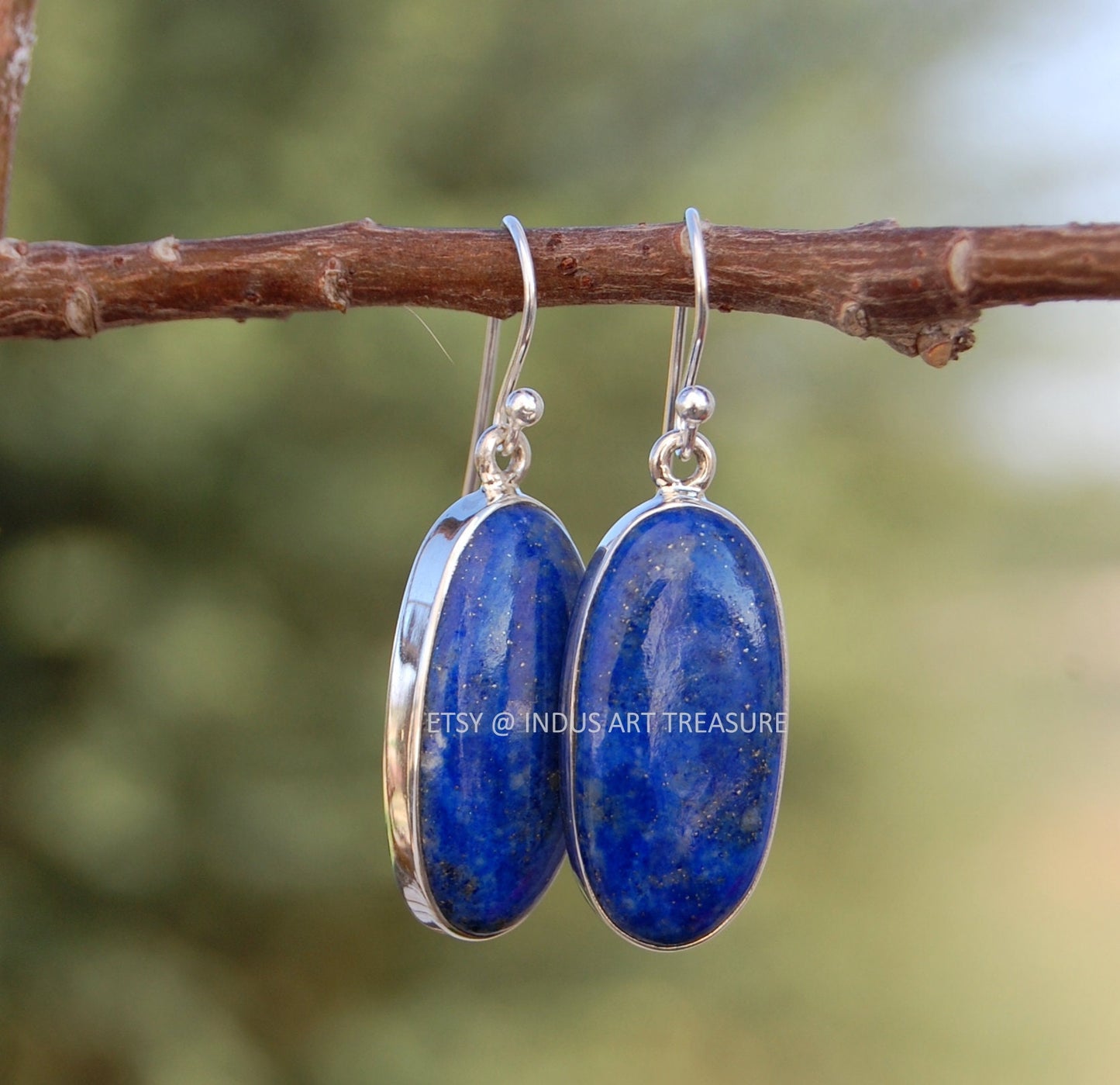 Lapis Lazuli Drop Earrings