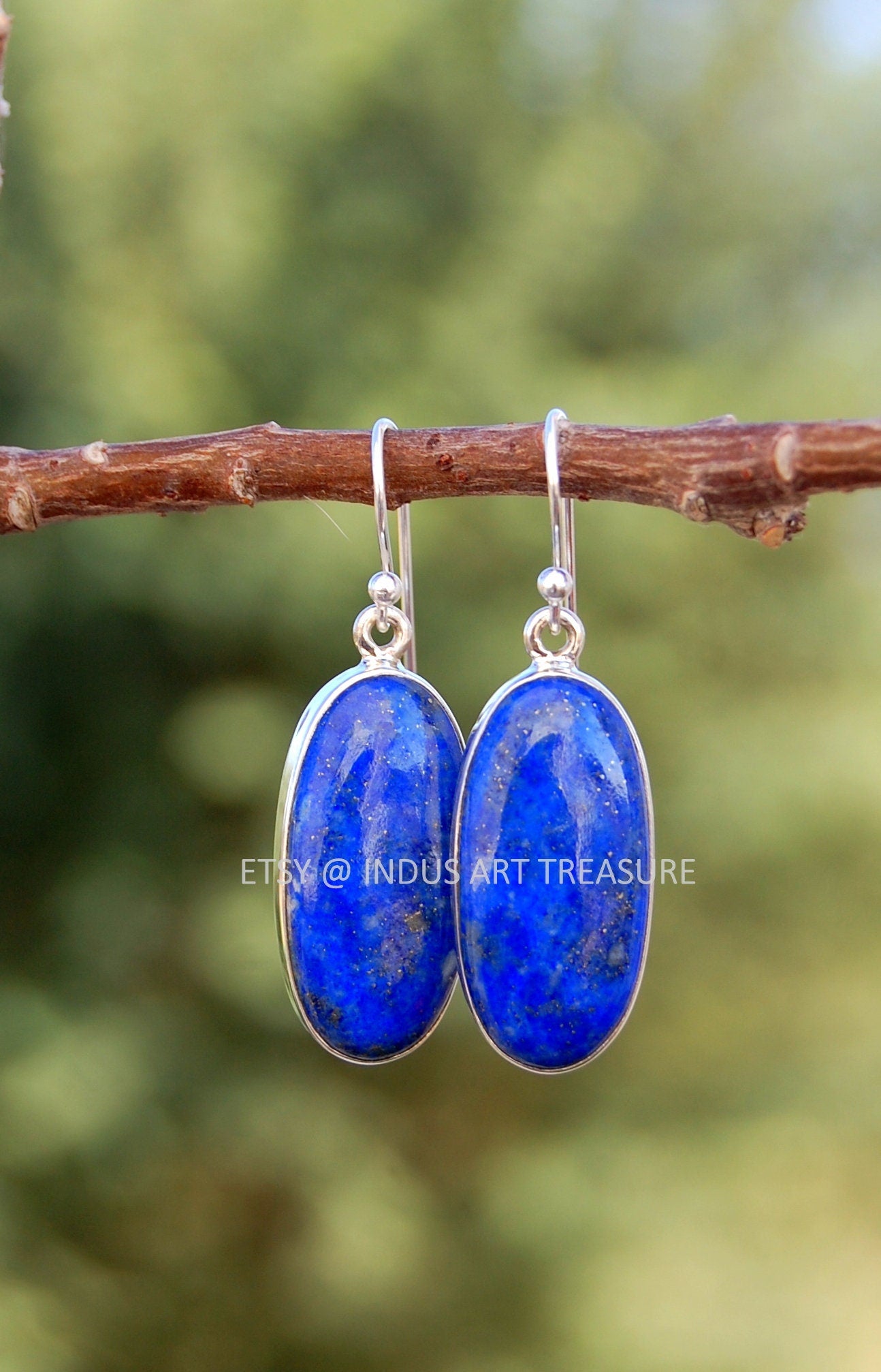 Lapis Lazuli Drop Earrings