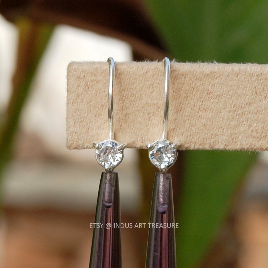 Smoky Quartz 50mm Long Drop Earrings