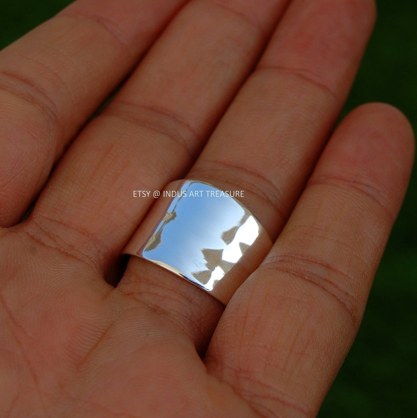 Boho Silver Band Ring