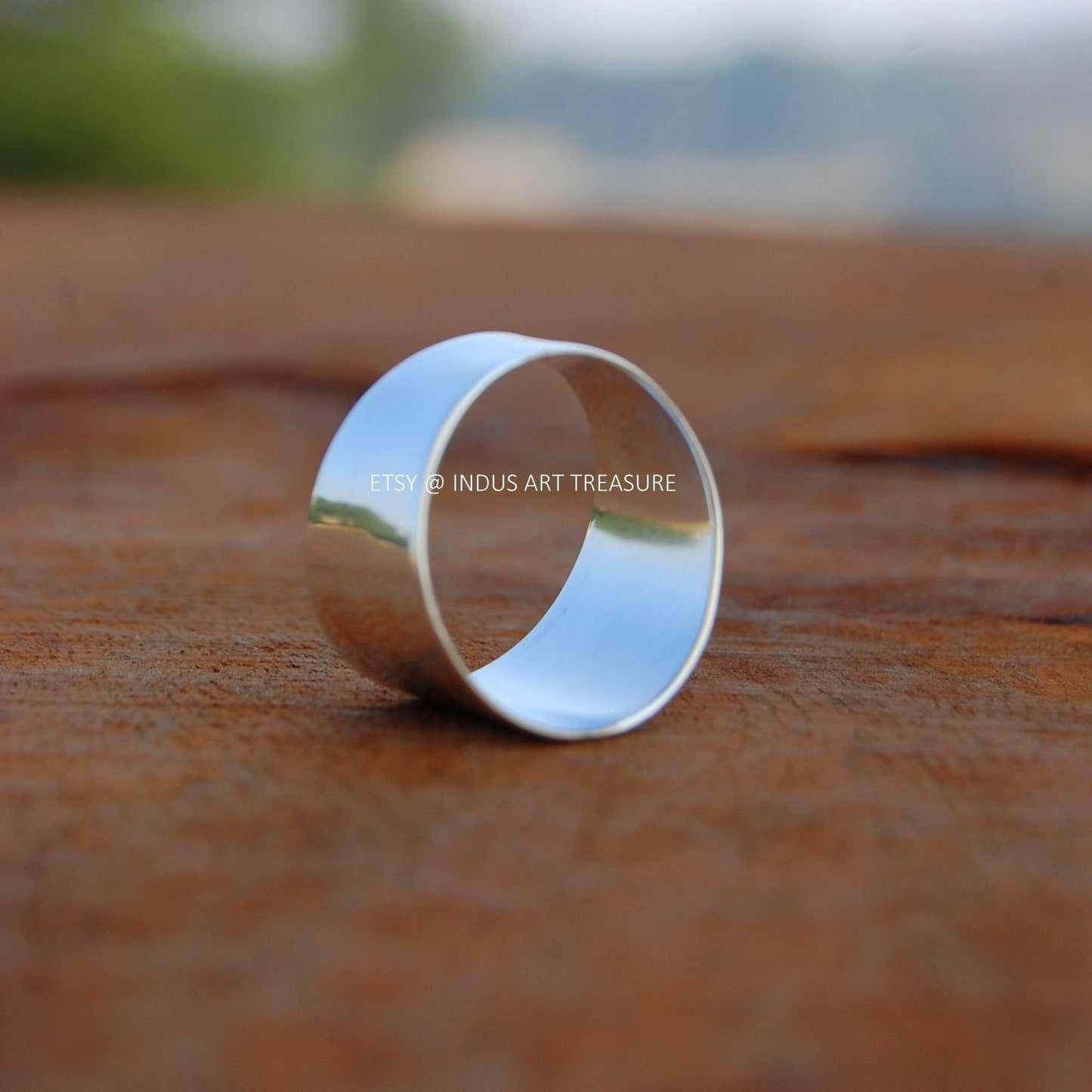 Boho Silver Band Ring