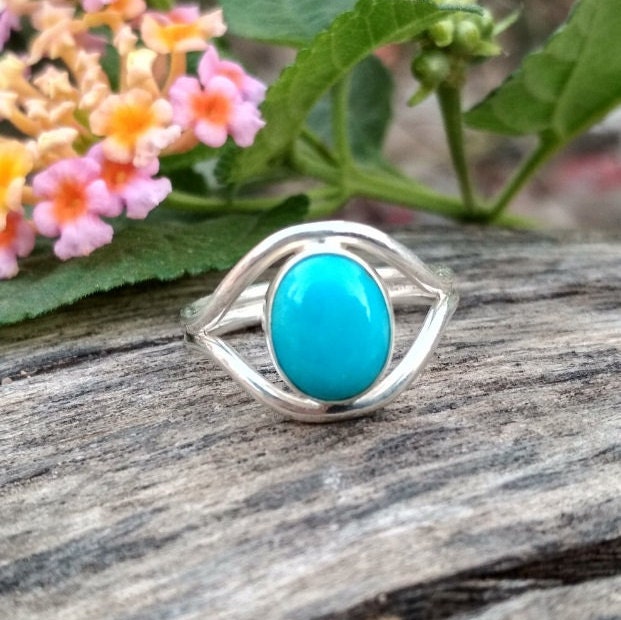 Turquoise Simple Ring