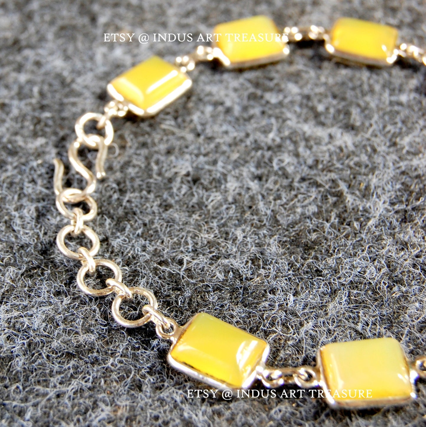 Yellow Onyx Bracelet