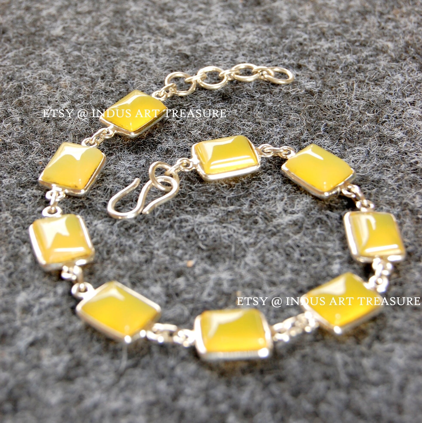 Yellow Onyx Bracelet