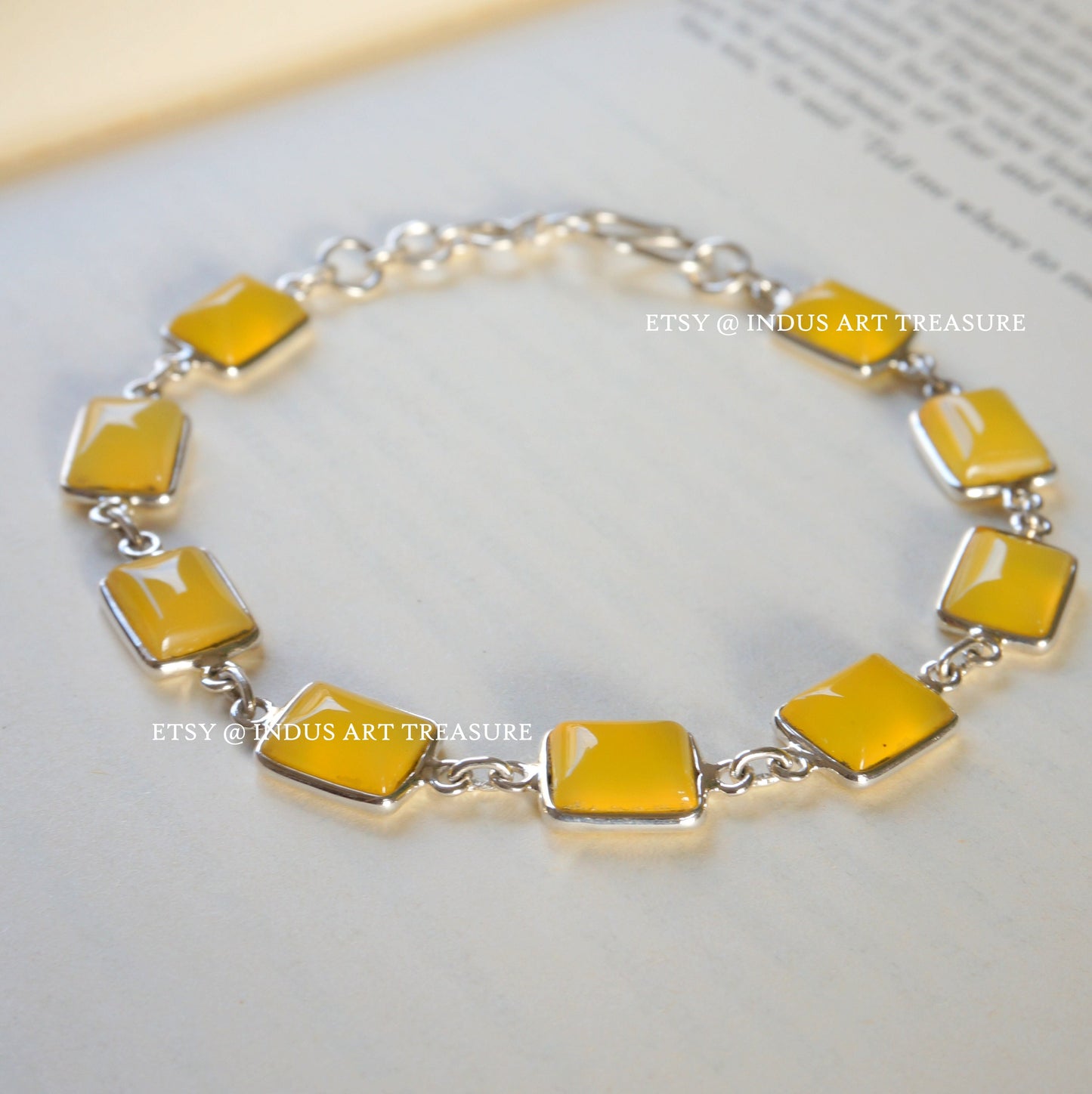 Yellow Onyx Bracelet