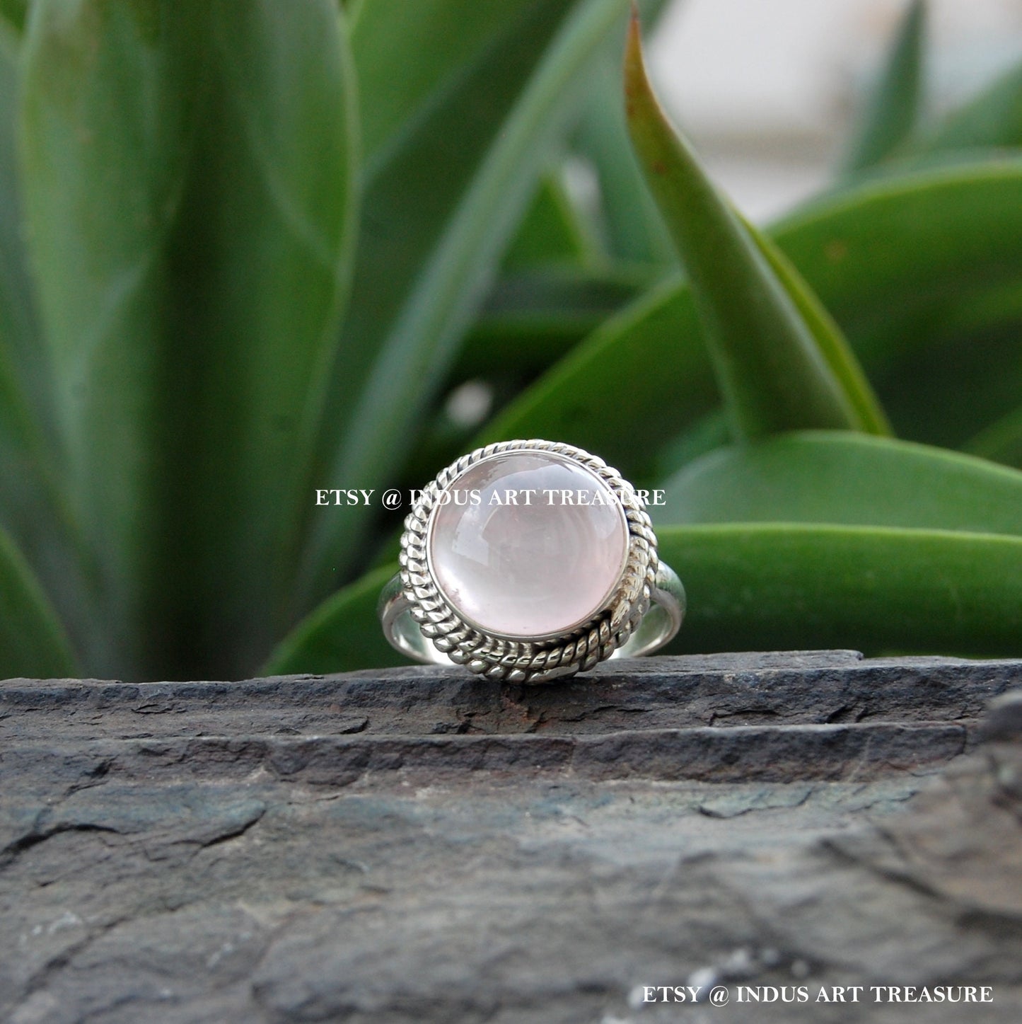 Rose Quartz Ring