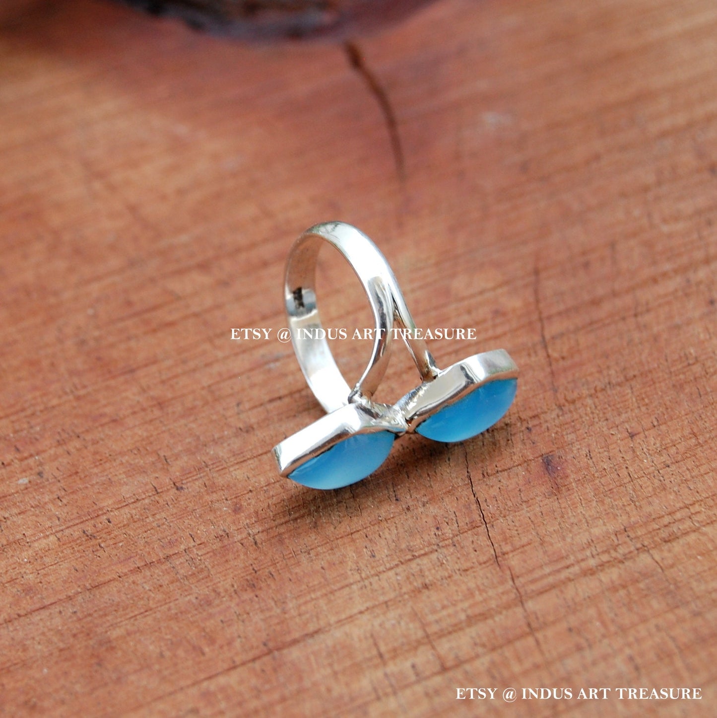 Blue Chalcedony Ring