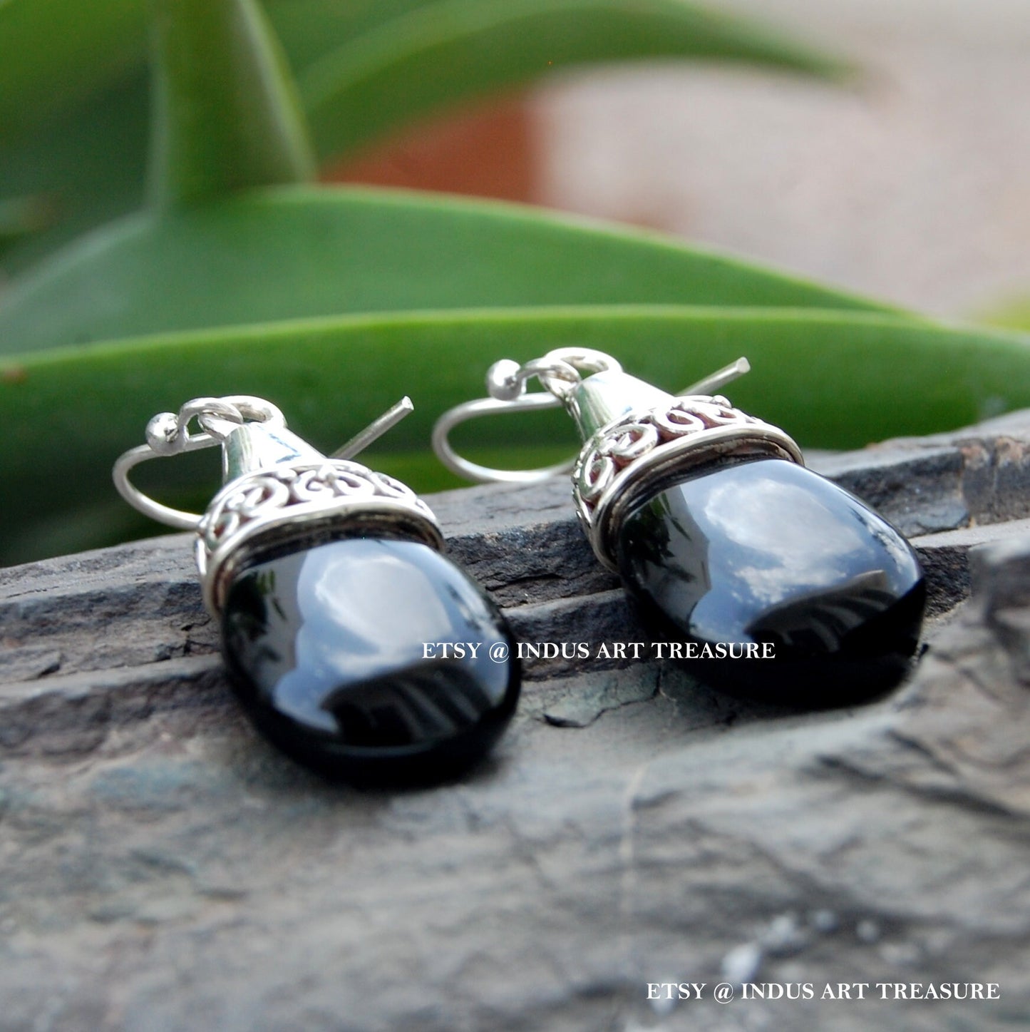 Black Onyx DropEarrings