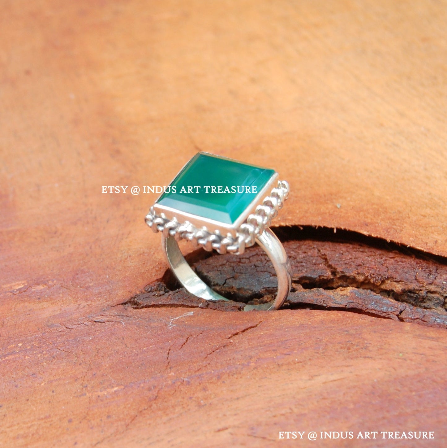 Green Onyx Ring
