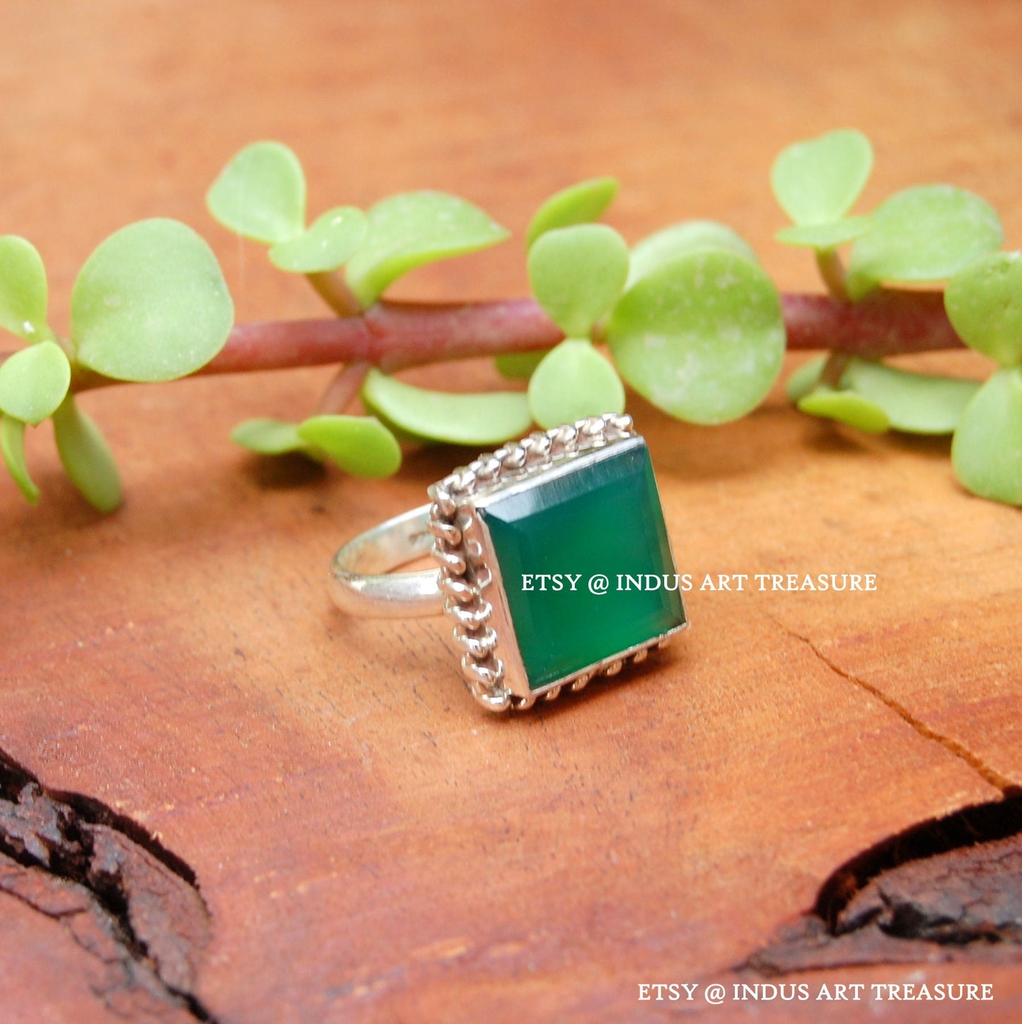 Green Onyx Ring