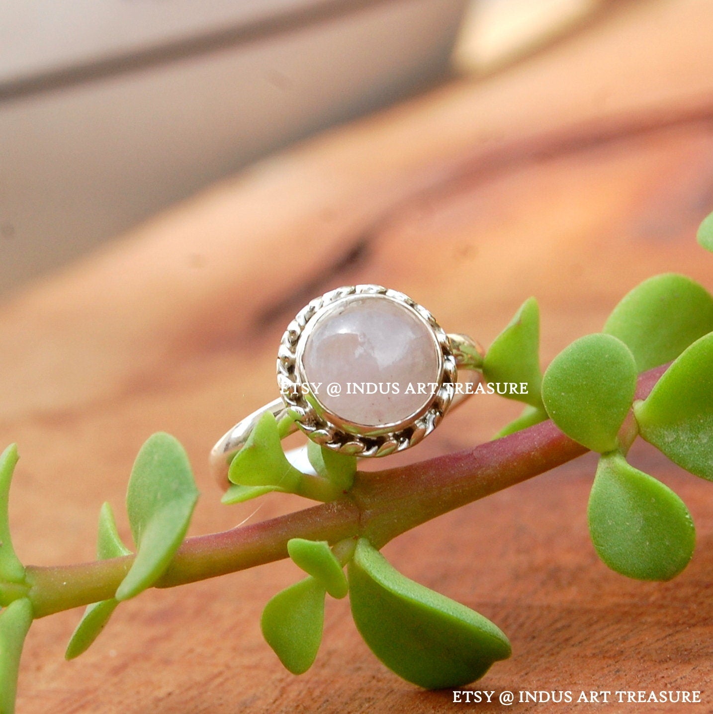 Rose Quartz Ring
