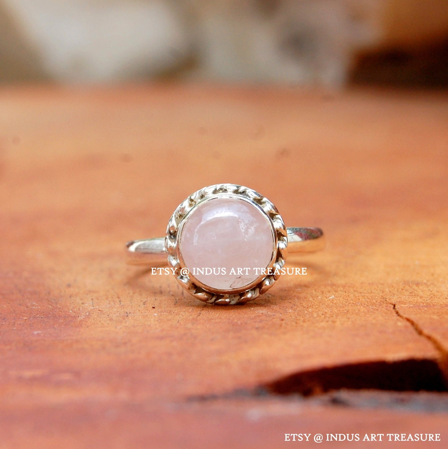 Rose Quartz Ring