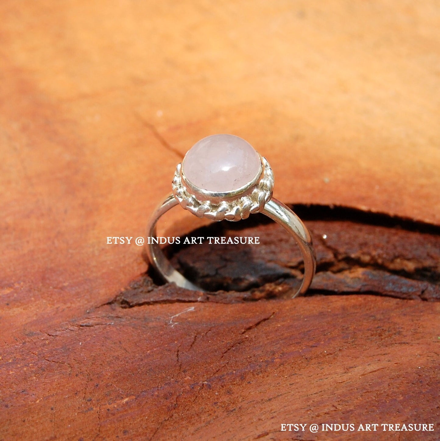 Rose Quartz Ring