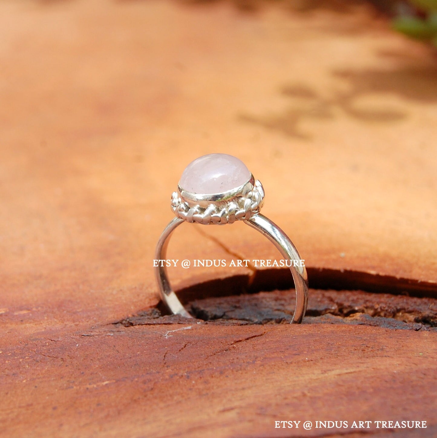 Rose Quartz Ring