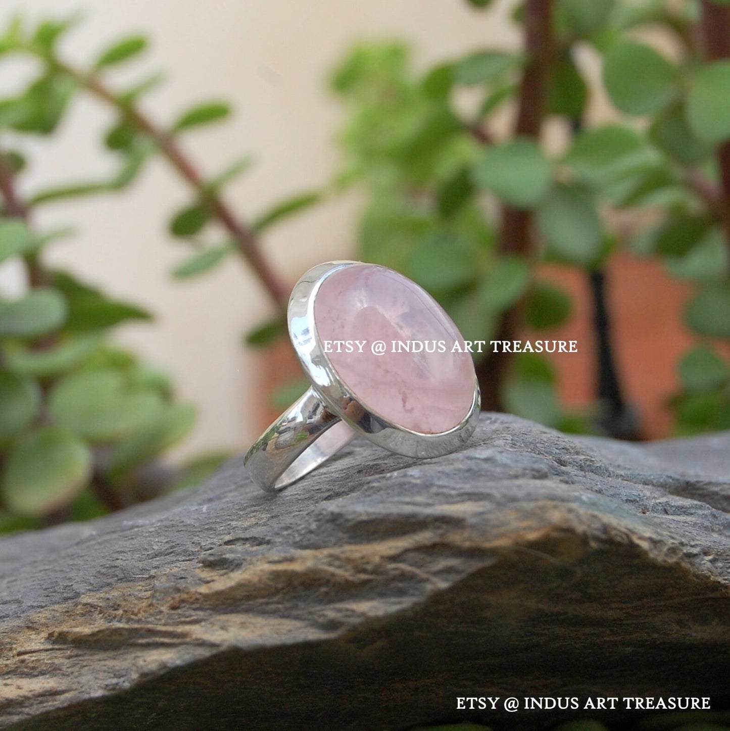 Rose Quartz Ring