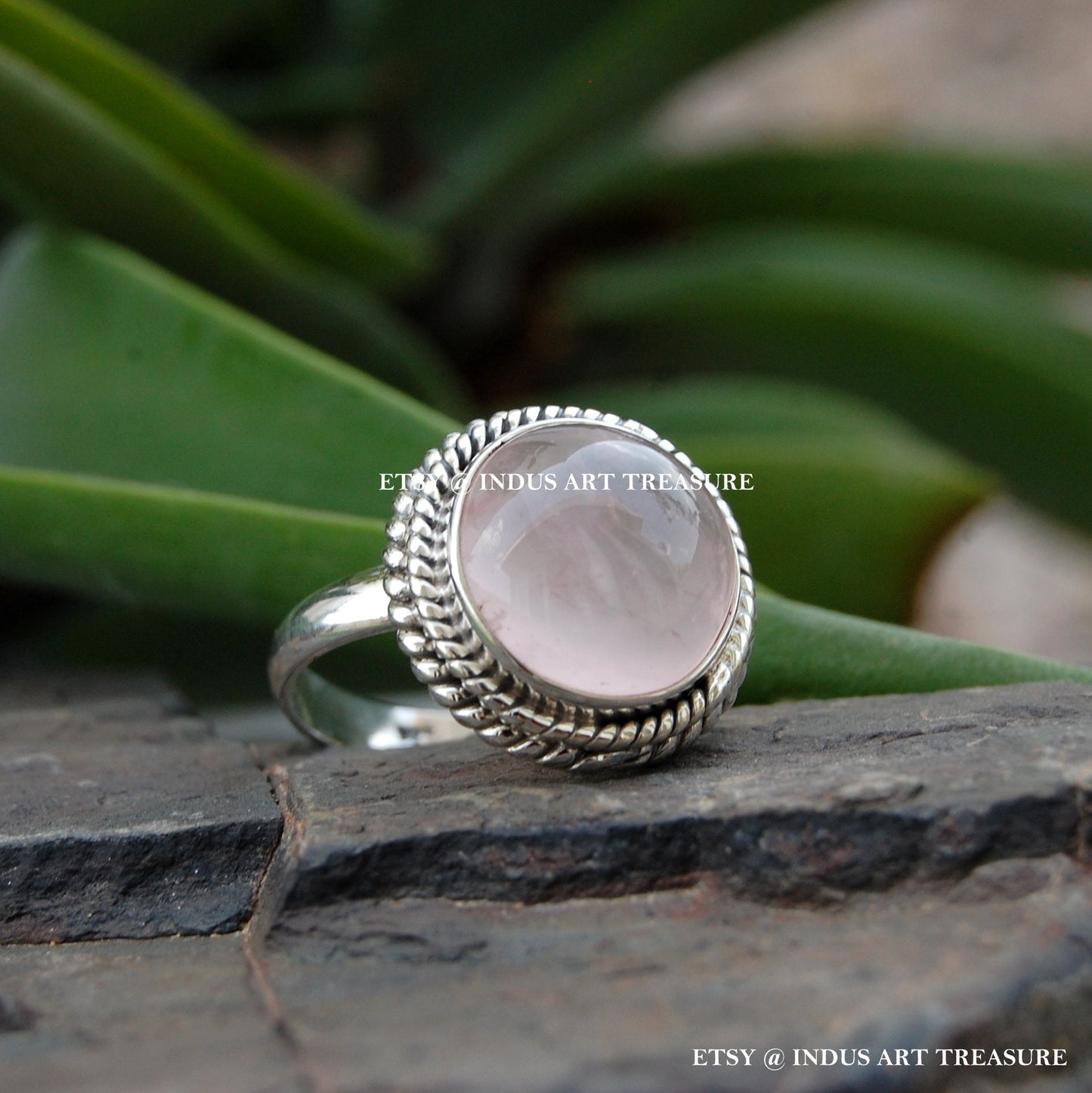 Rose Quartz Ring