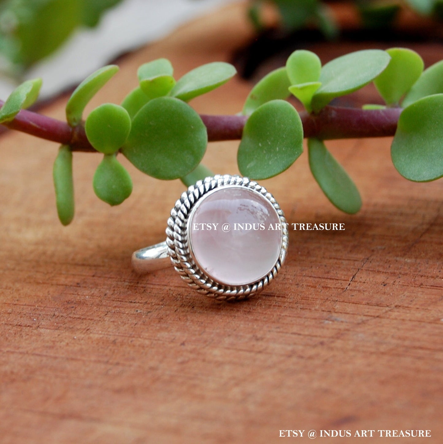 Rose Quartz Ring