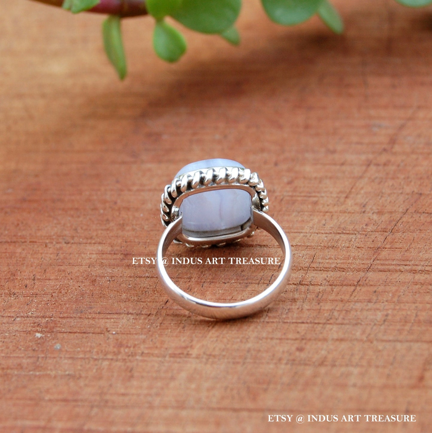Blue Lace Agate Ring