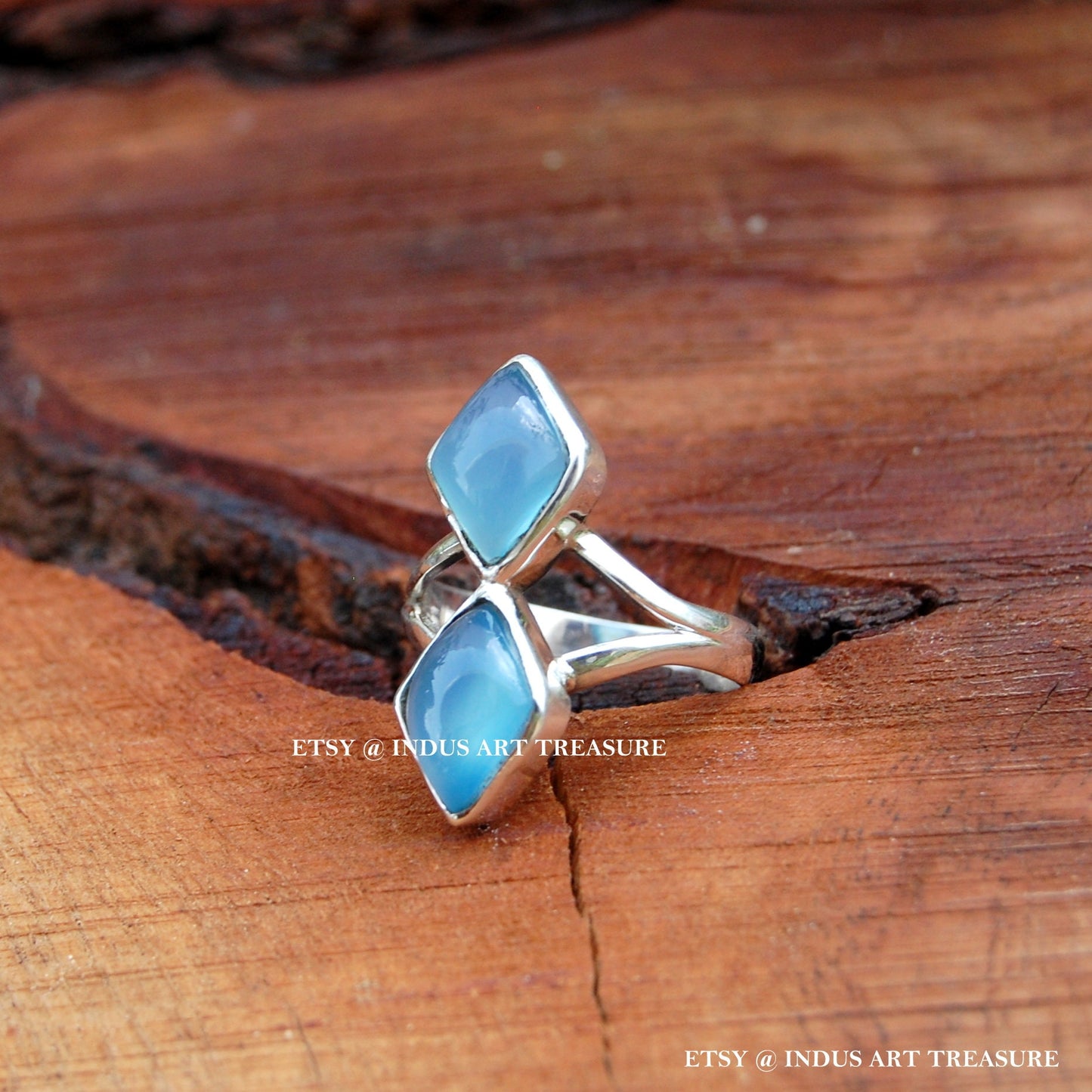 Blue Chalcedony Ring