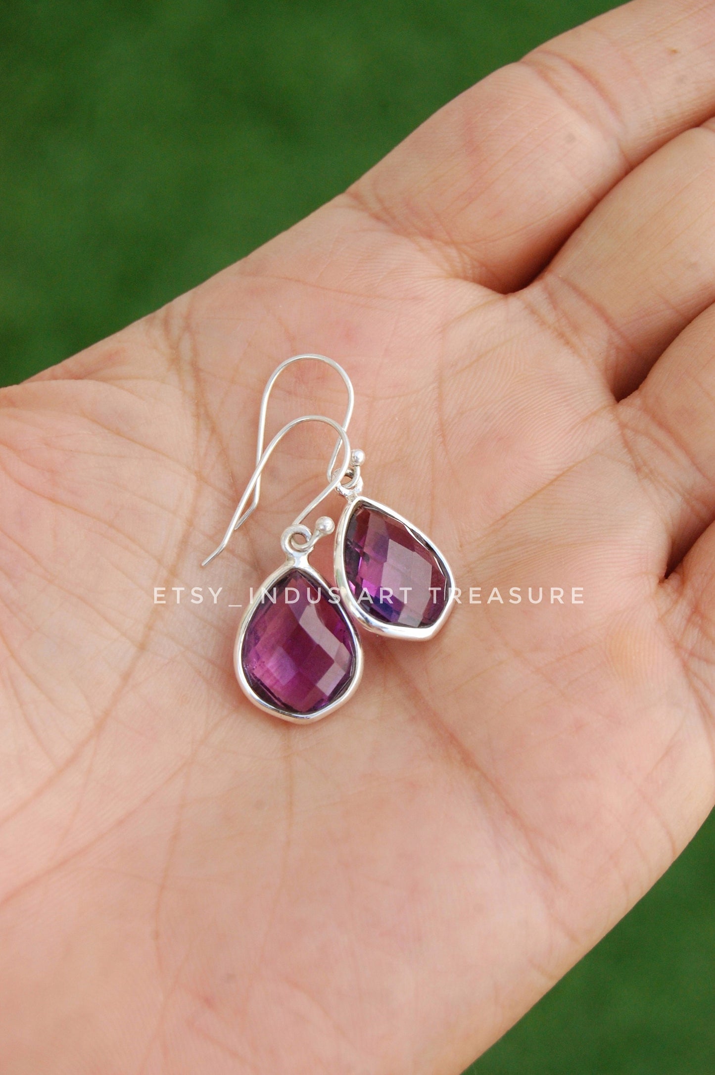 Amethyst Drop Earrings