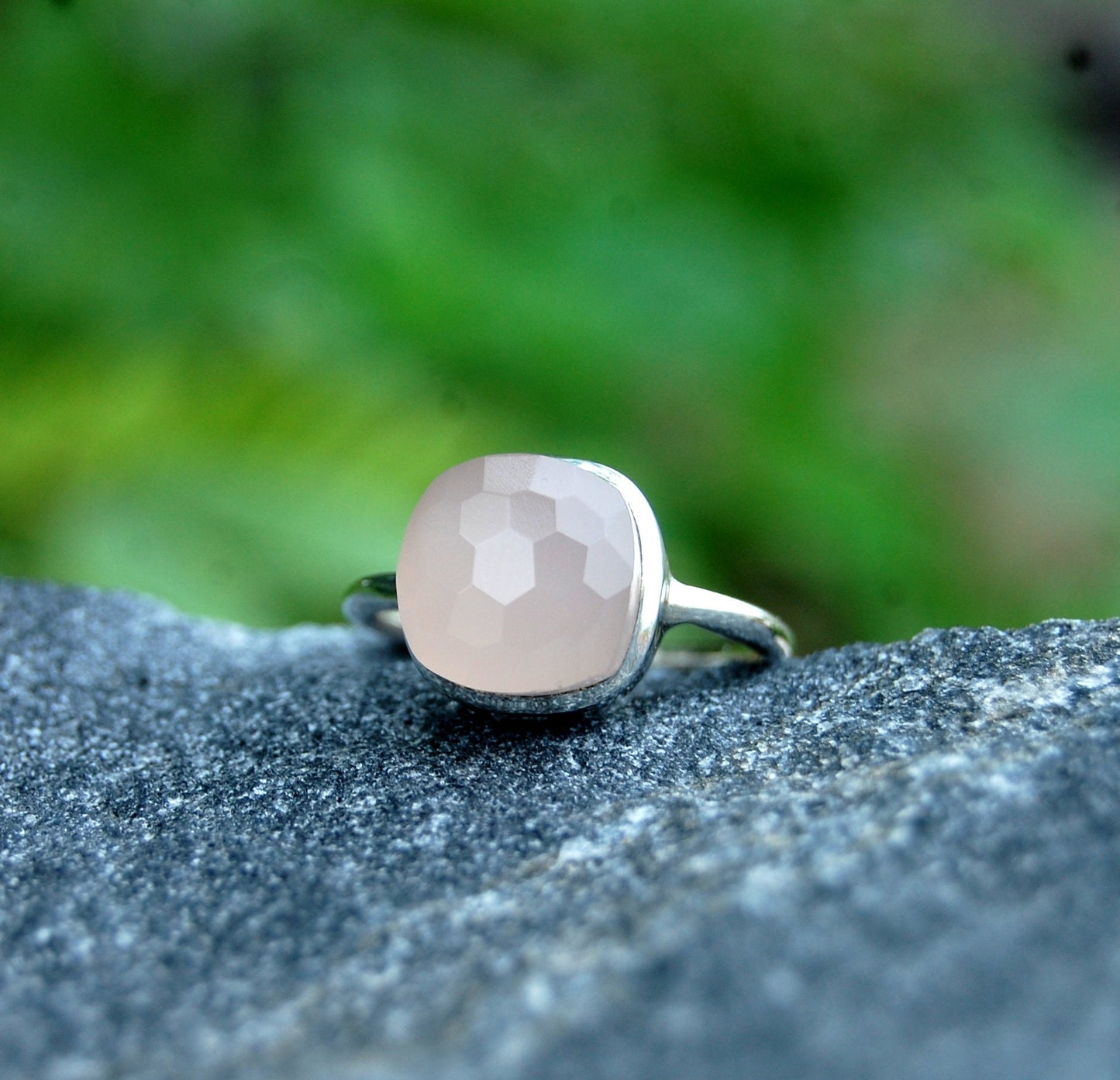 Pink Chalcedony Ring