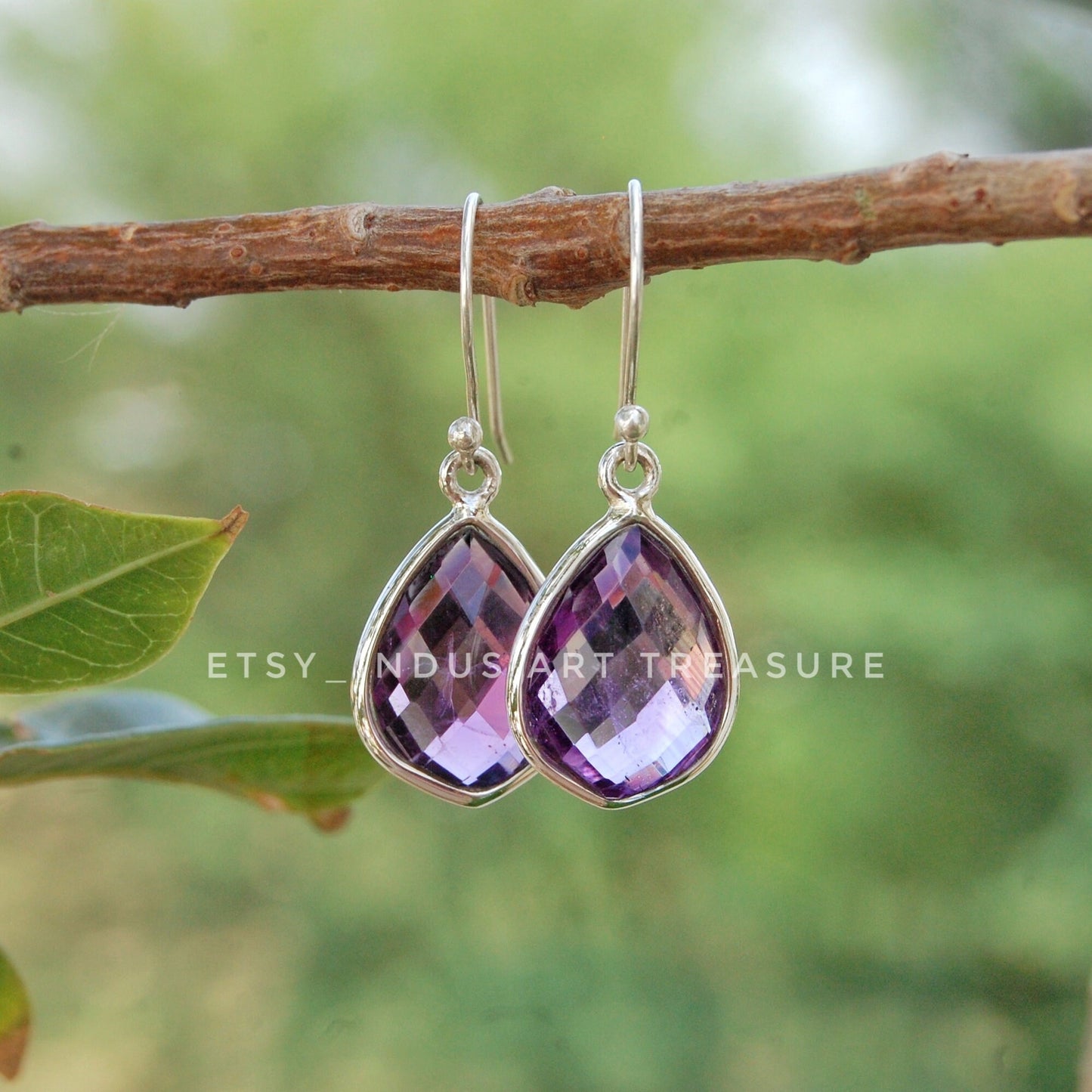Amethyst Drop Earrings