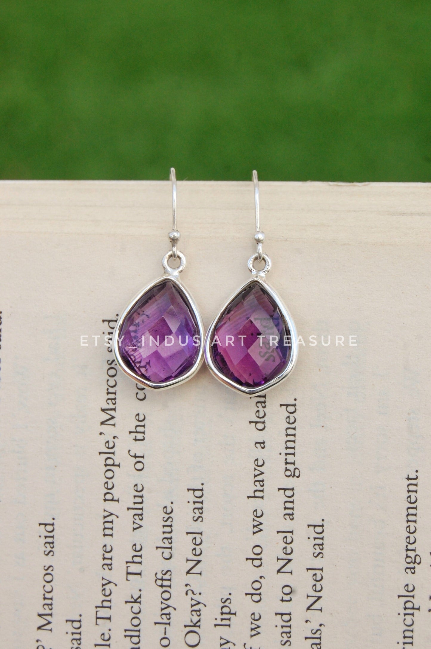 Amethyst Drop Earrings