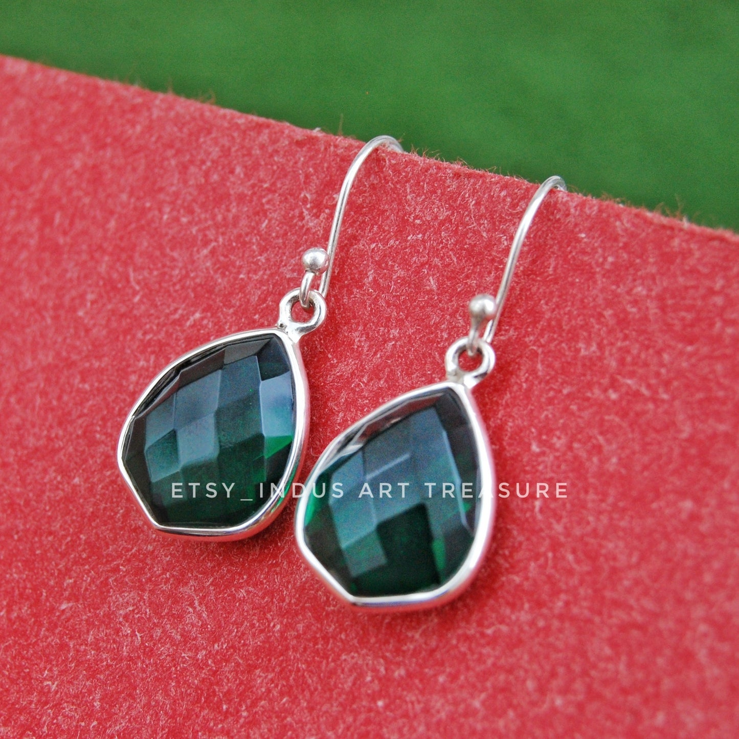 Emerald Drop Earrings