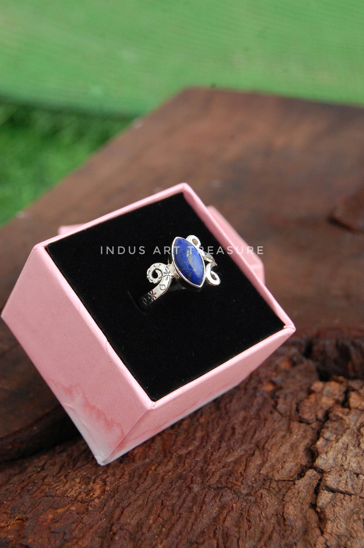 Lapis Lazuli Boho Ring