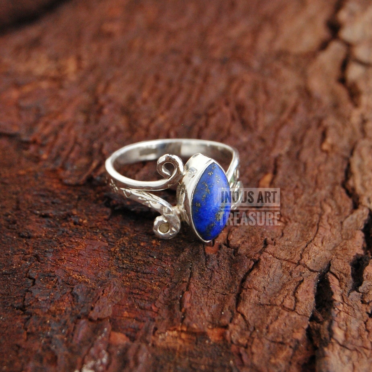 Lapis Lazuli Boho Ring