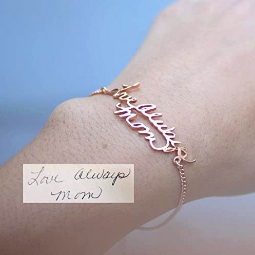 Custom Actual Handwriting Bracelet