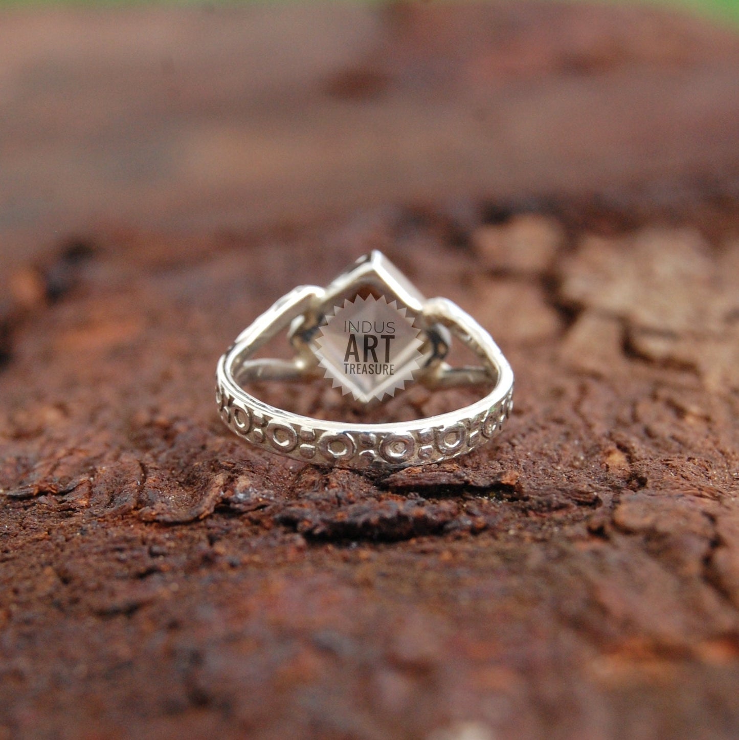 Smoky Quartz Boho Ring