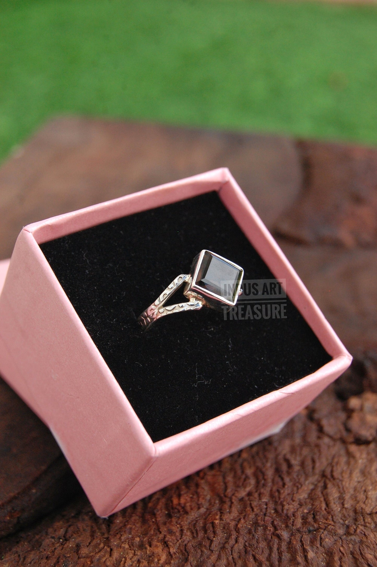 Smoky Quartz Boho Ring