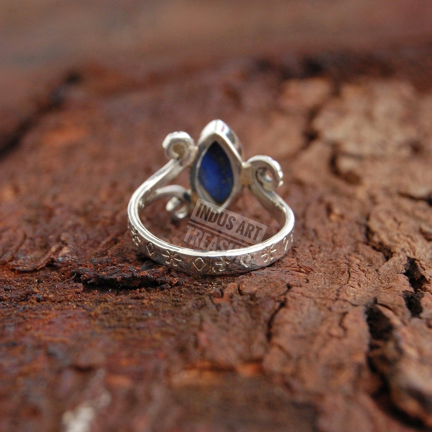 Lapis Lazuli Boho Ring