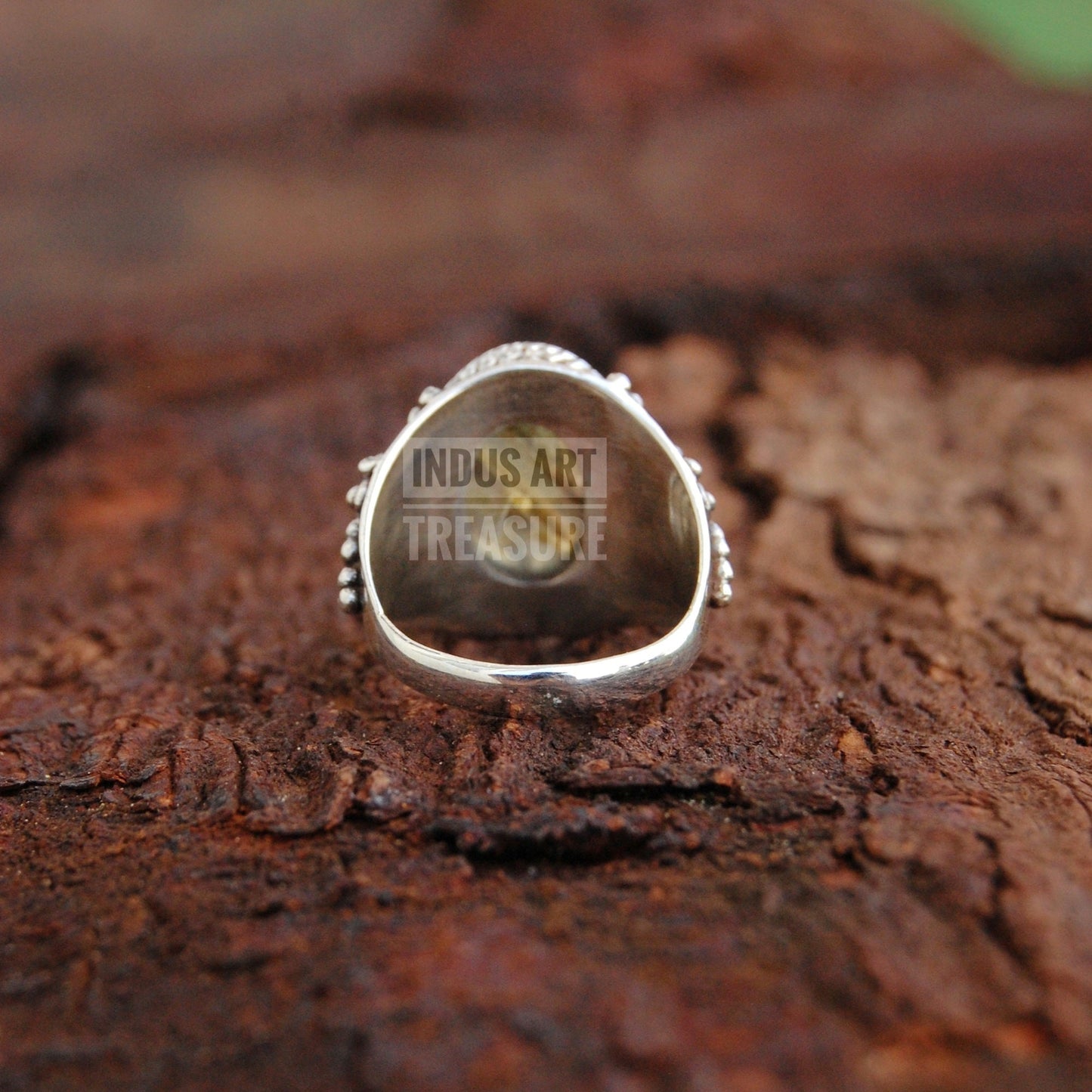 Blue Labradorite Boho Ring