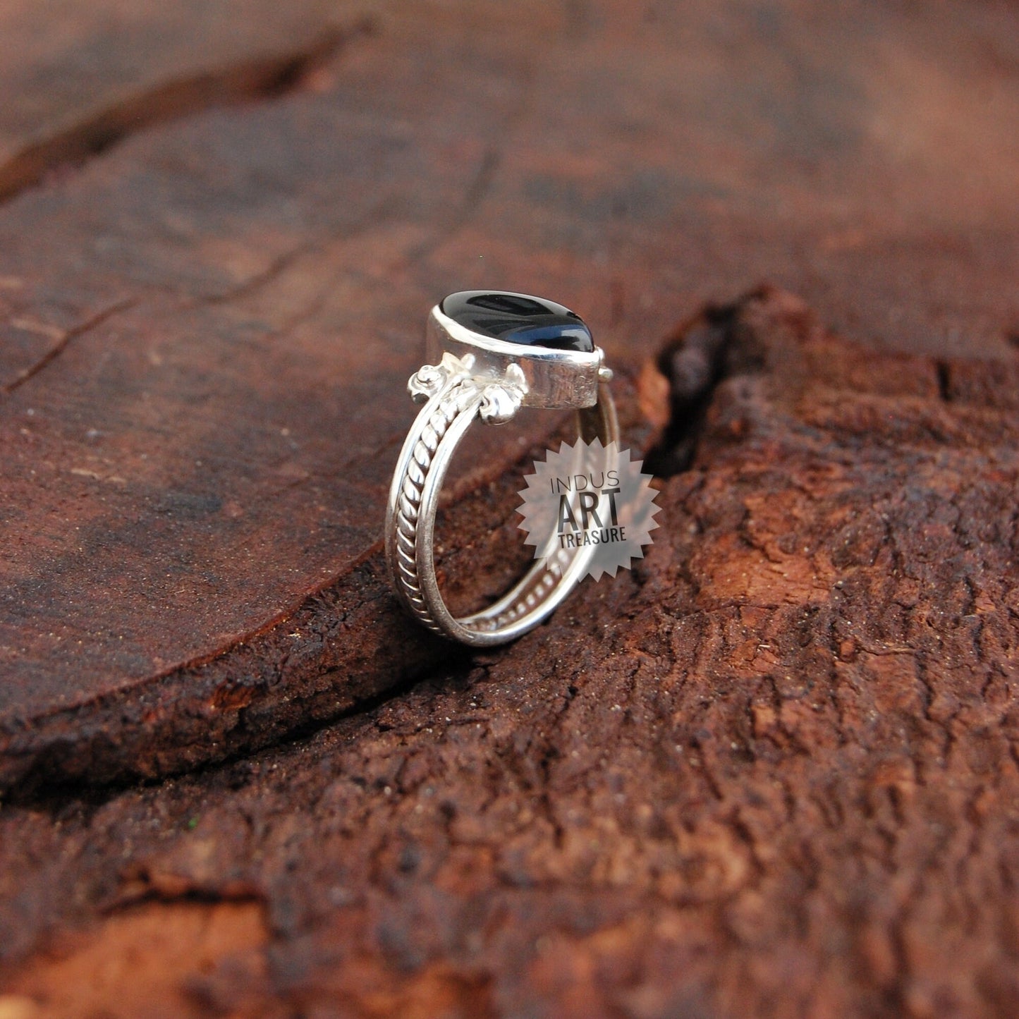 Black Onyx Boho Ring