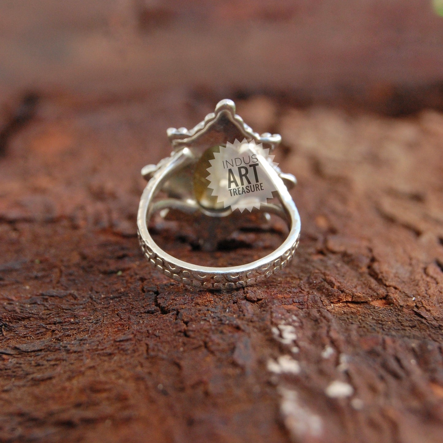 Blue Labradorite Boho Ring